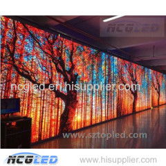 P4.81 outdoor full color wall LED screen rental