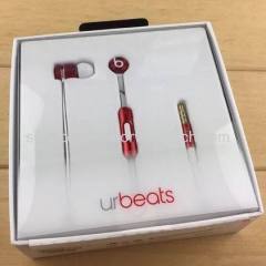 New urBeats Headphones Earphones With Mic by Dr.Dre Red Special Edition In Retail Packaging