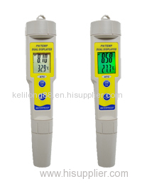 Waterproof pH and Temperature Meter