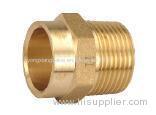 T-116 MALE CONNECTOR OF BRASS PIPE FITTING