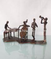 cast metal music sculpture hand made music crafts