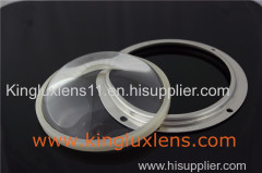 120 degree 110mm led cob glass lens for high bay lights