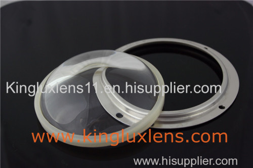 120 degree 110mm optical glass lens with fixtures for 20W-200W led high bay light KL-HB110A