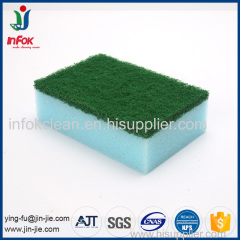 Colorful Kitchen Cleaning Heavy-Duty Sponge Scourer