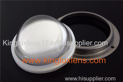 40/50/60 degree optical glass lens with fixtures