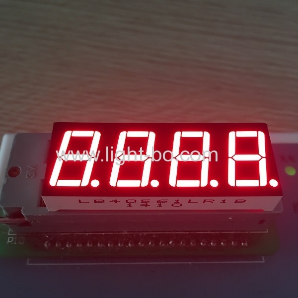 4 Digit 0.56" common cathode super red 7 segment led dispolay for instrument panel