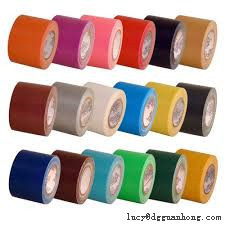 colorful China best price sellotape cinta adhesive cloth duct tape