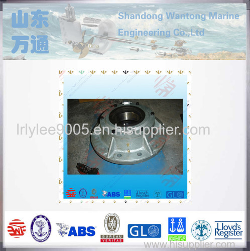 Marine surface friction upper rudder bearing carrier for rudder stock