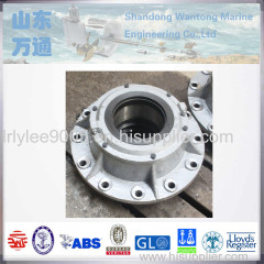 Marine surface friction upper rudder bearing carrier for rudder stock