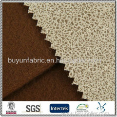 polyester bronzed pu coated laminated upholstery sofa fabric for antique furniture