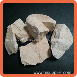 Light yellow abrasive grade bauxite for fused brown corundum
