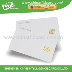 LF PVC blank iso7816 printing contact smart ic card For Access control