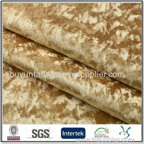 polyester ice crushed velvet diamond European style furniture upholstery fabric for sofa