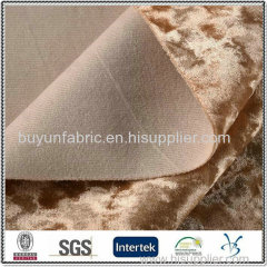 polyester ice crushed velvet diamond European style furniture upholstery fabric for sofa