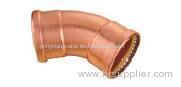 BEND 45 DEGREE OF COPPER PRESSED FITTING