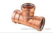 EQUAL TEE OF COPPER PRESSED FITTING