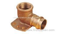 T-237 BRONZE BACK PLATED FEMALE ELBOW