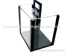 Acrylic Poker Chip Box Casino Chip Rake 40/43/45mm