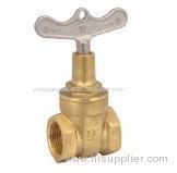 108 BRASS GATE VALVE WITH LOCK