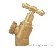 BRASS ANGLE GLOBE VALVE