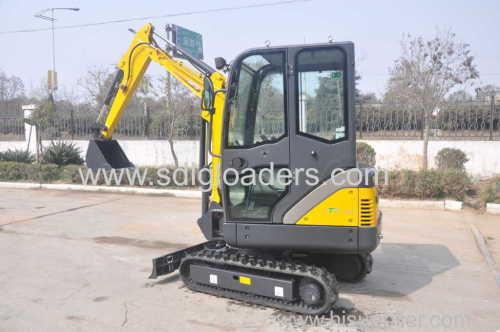 China Small 1.8t mini excavator with Cab
