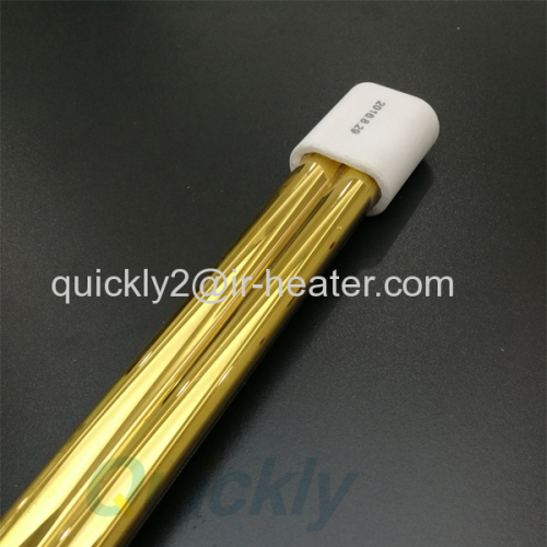 Medium wave clear tube quartz heater tube