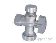 234A BRASS THREE-WAY BALL VALVE