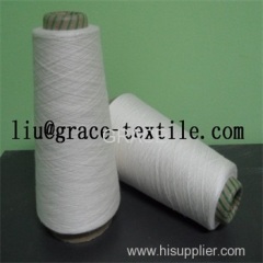 Wool and nylon blended yarn for knitting and weaving