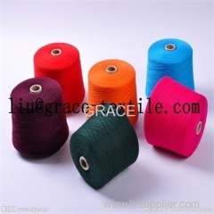 Wool with nylon blended yarn for knitting and weaving