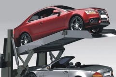 Simple structure car parking lift system