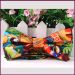 Funny Beautiful Export Custom Digital Printed Bow Tie Silk For Girl