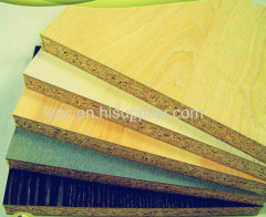 Melamine faced particle board/flakeboard