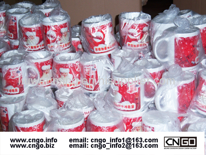 Export to France colors ceramic mug custom LOGO 7102 white cup