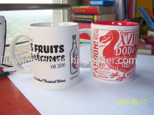 wholesale blank ceramic sublimation mug wellcome large order