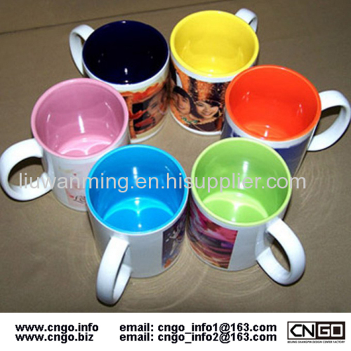 wholesale blank ceramic sublimation mug wellcome large order