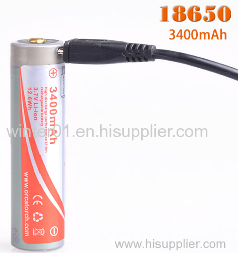 18650 USB Li-on battery