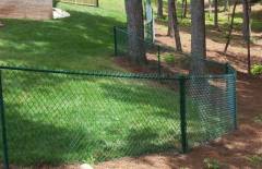 Green Chain Link Fence Fabric