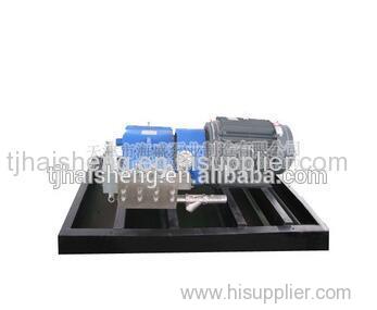 triplex plunger hydro blasting pump