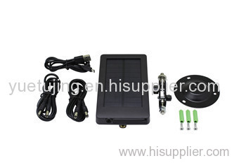 multi-functional 2500mAh 4 levels of output voltage solar power supply