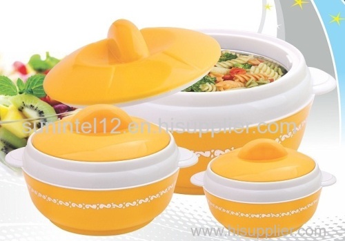 Plastic Insulated Ware Hot Pot 4 Pcs Set