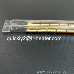 Quartz tungsten fast medium wave heaters