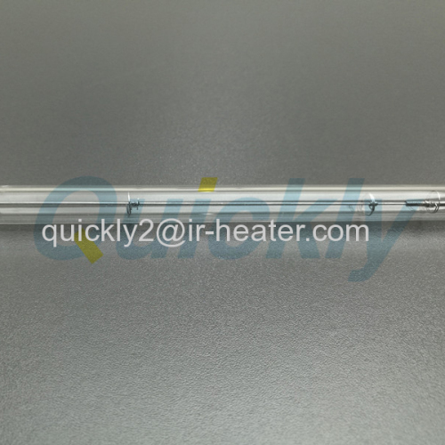 Shortwave quartz single tube infrared emitter