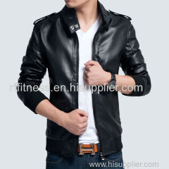 Rf Fitness Men's Leather Jacket