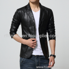 Rf Fitness Men's Leather Jacket