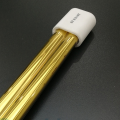 gold coating twin tube medium wave ir lamps