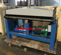 duct making steel plate grooving machine