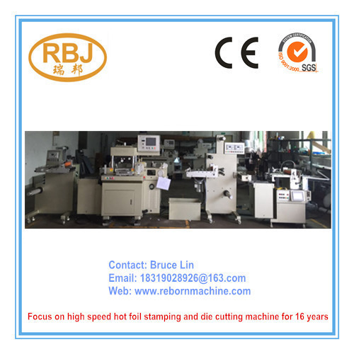 Laminate Label Die Cutter Machine with Sheet Cutters