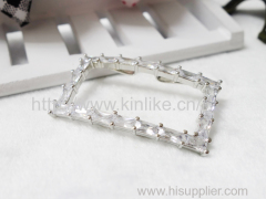 Rectangular shoe buckle shoes shoe accessories zircon shoes flower shoe buckle shoes accessories accessories repair par