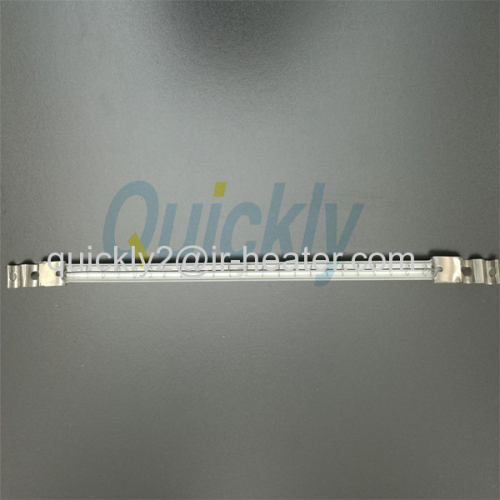 Transparent infrared lamps with gold coating