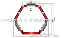 Inflatable Football Target Board